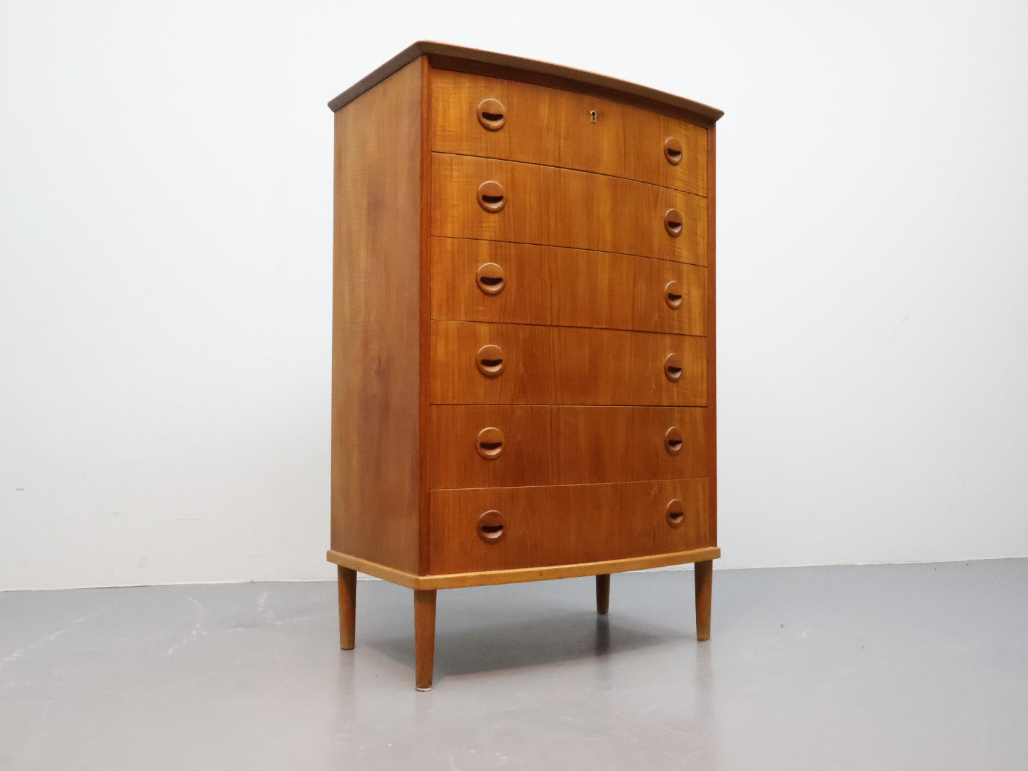 Vintage ladekast | Teak | 6 lades